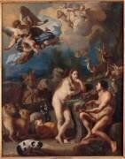 Adam et Eve épiés par Satan (Francesco Solimena) - Muzeo.com