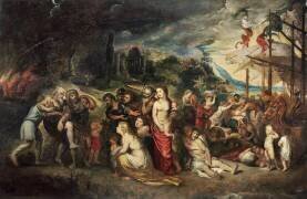 Aeneas prepares to lead the Trojans into exile (Pierre Paul Rubens) - Muzeo.com