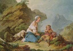 Agar regarde son fils boire (Philippe-Jacques de...) - Muzeo.com