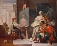 Alexandre et Campaspe dans l'atelier d'Apelle (Giambattista Tiepolo) - Muzeo.com