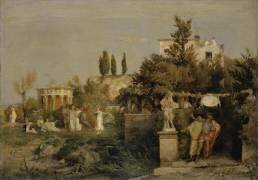 Ancienne taverne romaine (Arnold Böcklin) - Muzeo.com
