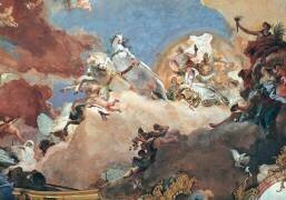 Apollon dans son char conduisant Béatrice Ire (1145-1184) à Frédéric Ier Barberousse (1122-1190) (Giambattista Tiepolo) - Muzeo.com