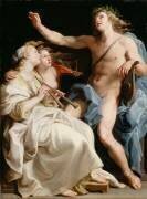 Apollon, la Musique et la métrique (Pompeo Batoni) - Muzeo.com
