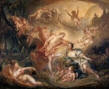 Apollon révélant sa divinité à la bergère Issé (François Boucher) - Muzeo.com