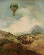 Ascension de la Montgolfière (Francisco de Goya) - Muzeo.com
