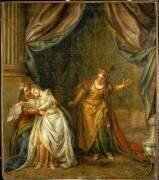 Athalide et Roxane ou L'Evanouissement d'Athalide (Charles-Antoine Coypel) - Muzeo.com