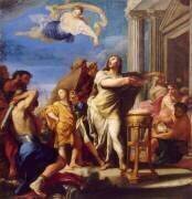 Auguste ordonne de fermer les portes du temple de Janus ou La Paix d'Auguste (Carlo Maratta) - Muzeo.com
