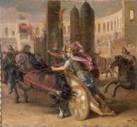 Auguste président aux jeux du cirque à Rome (René Antoine Houasse) - Muzeo.com