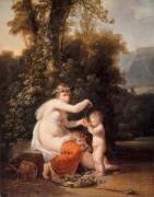 Bacchante dans un paysage (Jean-Baptiste Mallet) - Muzeo.com