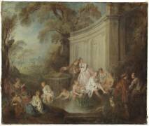 Baignade (Jean-Baptiste Pater) - Muzeo.com