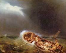 Bateaux de Dieppe revenant de la pêche (Eugène Isabey) - Muzeo.com