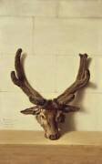 Bois du cerf bizarre sur un mur de pierre (Jean-Baptiste Oudry) - Muzeo.com