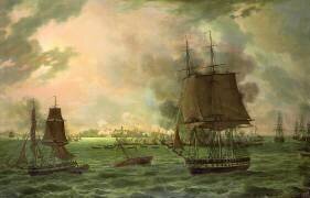 Bombardement de Cadix par les Français le 23 septembre 1823 (Louis-Philippe Crépin) - Muzeo.com