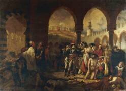 Bonaparte visitant les pestiférés de Jaffa (Antoine-Jean Gros) - Muzeo.com