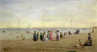 Bord de mer à Trouville (Henri Renard) - Muzeo.com