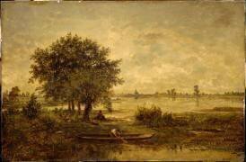 Bords de Loire (Théodore Rousseau) - Muzeo.com