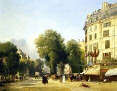 Boulevard des Capucines à l'angle de la rue de la Paix, Paris (Robert Stanley Colet) - Muzeo.com