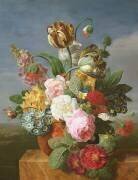 Bouquet de fleurs dans un vase (Jan Frans van Dael) - Muzeo.com