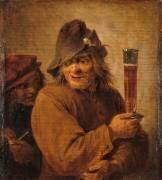 Buveur et fumeur (David Teniers le Jeune) - Muzeo.com
