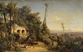 Café maure près d'Alger (Vincent Courdouan) - Muzeo.com