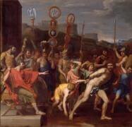 Camille livre le maître d'école de Faléries à ses écoliers (Nicolas Poussin) - Muzeo.com