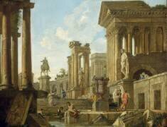 Caprice architectural (Giovanni Paolo Pannini) - Muzeo.com
