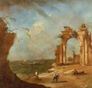 Caprice avec ruines (Francesco Guardi) - Muzeo.com