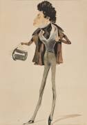 Caricature d'Alexandre Dumas Père (Pierre Luc Charles Ciceri) - Muzeo.com
