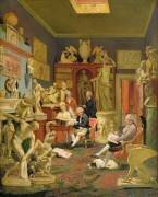 Charles Townley et ses amis dans la galerie Towneley (Johan Zoffany) - Muzeo.com
