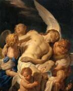 Christ mort porté par des anges (Francesco Trevisani) - Muzeo.com
