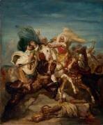 Combat de cavaliers arabes (Théodore Chasseriau) - Muzeo.com