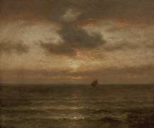 Coucher de soleil sur la mer (Jules Dupré) - Muzeo.com