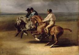 Course de chevaux montés (Théodore Géricault) - Muzeo.com