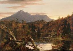 Crépuscule d'automne, vue sur le pic de Corway (Thomas Cole) - Muzeo.com