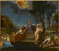 Cybèle et les saisons ou Allégorie de la Terre (L'Albane) - Muzeo.com