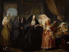 Dames de Malte se faisant visite (Antoine de Favray) - Muzeo.com