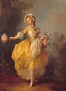 Danseuse avec un bouquet (Jean-Frédéric Schall) - Muzeo.com