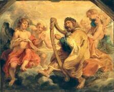 David jouant de la harpe (Pierre Paul Rubens) - Muzeo.com