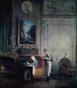 Déjeuner de Madame Geoffrin (Hubert Robert) - Muzeo.com