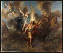 Départ d'Achille pour venger la mort de Patrocle (Charles-Antoine Coypel) - Muzeo.com