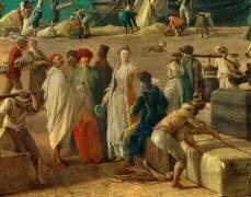 Détail de : Le port de Marseille au XVIIIe siècle (Joseph Vernet) - Muzeo.com