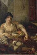 Détail de Femmes d'Alger dans leur appartement (Eugène Delacroix) - Muzeo.com