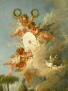 Détail de La Cible d'Amour (François Boucher) - Muzeo.com