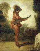 Détail de L'Enchanteur (Antoine Watteau) - Muzeo.com