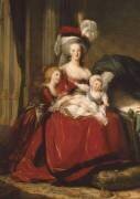 Détail de Marie-Antoinette de Lorraine-Habsbourg, reine de France et ses enfants (Elisabeth Vigée Le Brun) - Muzeo.com