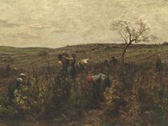 Détail de Vendanges en Bourgogne (Charles-François Daubigny) - Muzeo.com