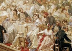 Dîner aux Tuileries (Henri Baron) - Muzeo.com