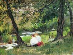 Deux femmes assises (Mary Cassatt) - Muzeo.com