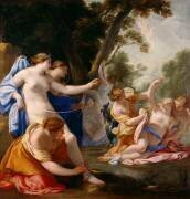 Diane découvrant la grossesse de Callisto (Eustache Le Sueur) - Muzeo.com