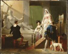 Diane de Poitiers dans l'atelier de Jean Goujon (Alexandre-Evariste Fragonard) - Muzeo.com